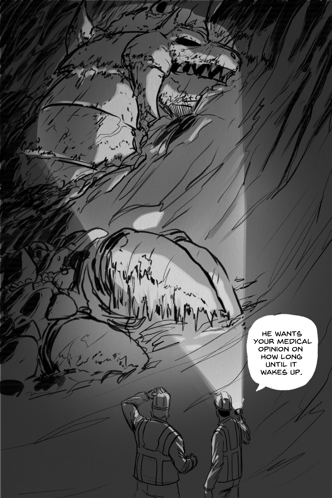 The Beast in the Tunnel panel 5